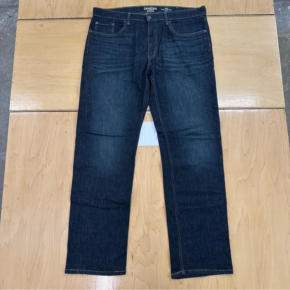 Levi’s Denizen Men’s 285 Relaxed Fit Stretch Jeans - 38W x 34L - Dark Wash